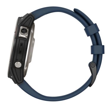 Garmin Quatix 7 Pro GPS Marine watch AMOLED screen blue silicone strap 47 mm