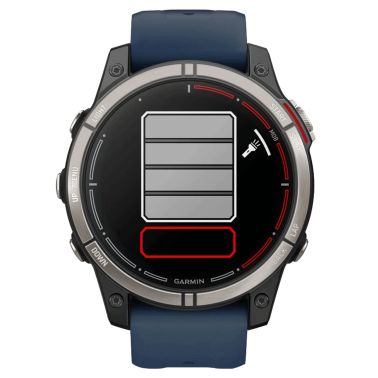 Garmin Quatix 7 Pro GPS Marine watch AMOLED screen blue silicone strap 47 mm