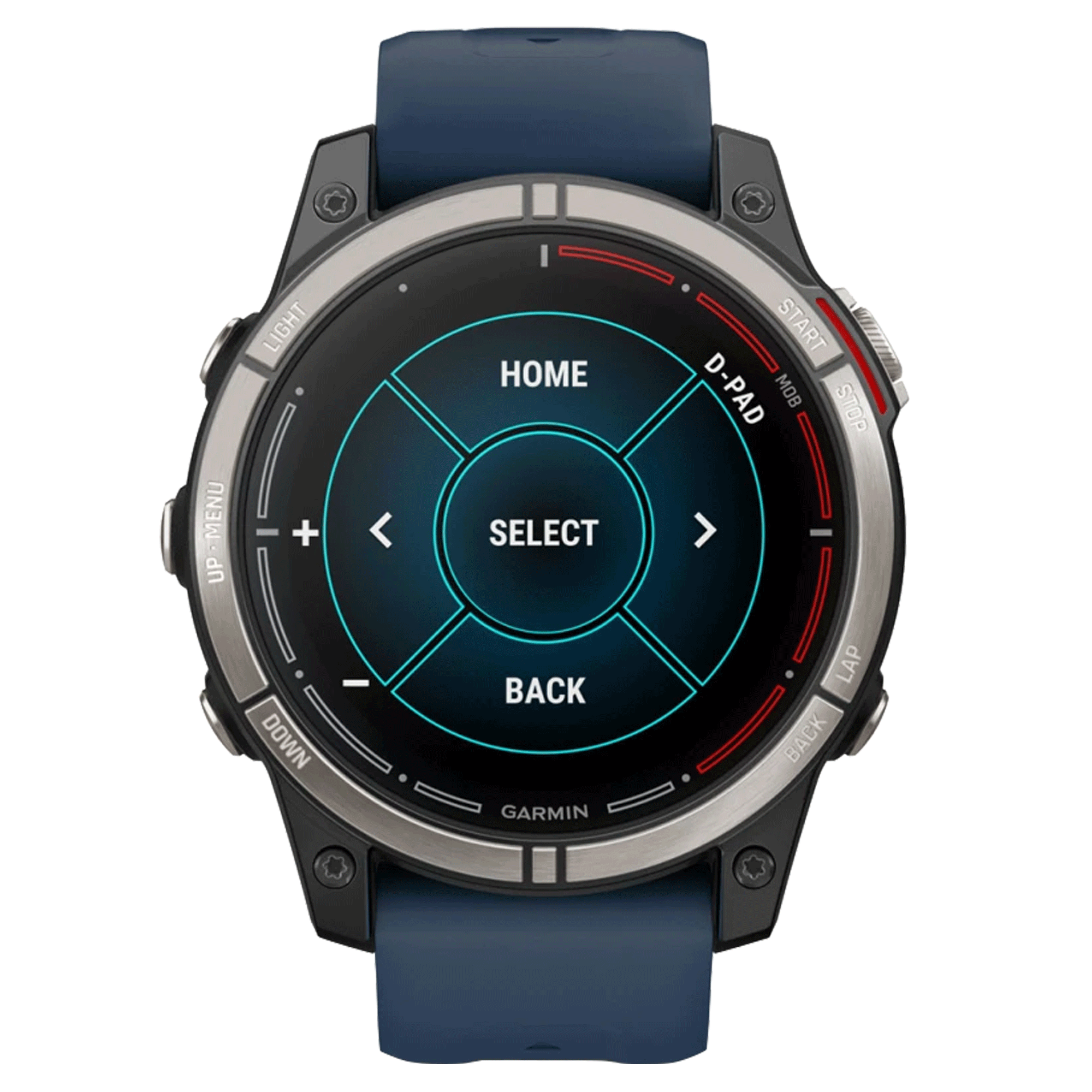 Garmin Quatix 7 Pro GPS Marine watch AMOLED screen blue silicone strap 47 mm