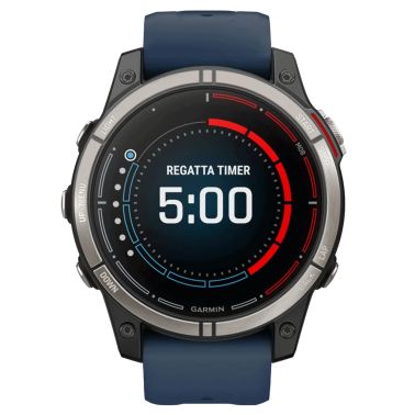 Garmin Quatix 7 Pro GPS Marine watch AMOLED screen blue silicone strap 47 mm
