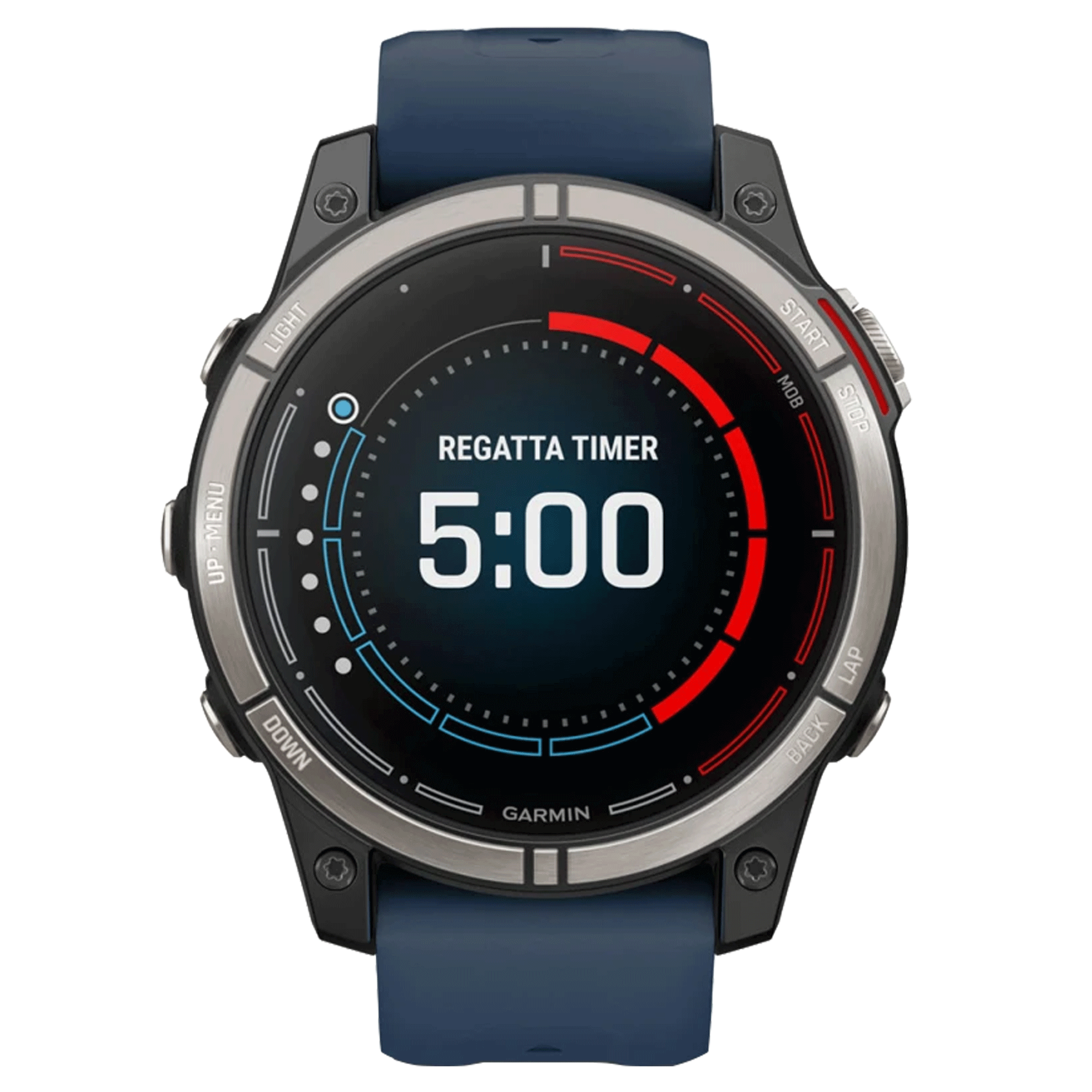 Garmin Quatix 7 Pro GPS Marine watch AMOLED screen blue silicone strap 47 mm