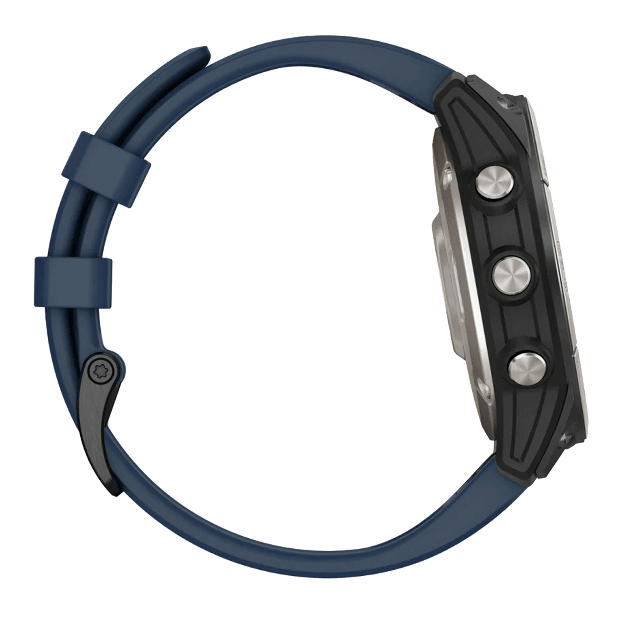 Montre Garmin Quatix 7 Pro GPS Marine écran AMOLED bracelet silicone bleu 47 mm 010-02803-81