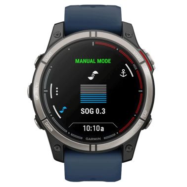 Garmin Quatix 7 Pro GPS Marine watch AMOLED screen blue silicone strap 47 mm
