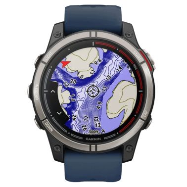 Garmin Quatix 7 Pro GPS Marine watch AMOLED screen blue silicone strap 47 mm