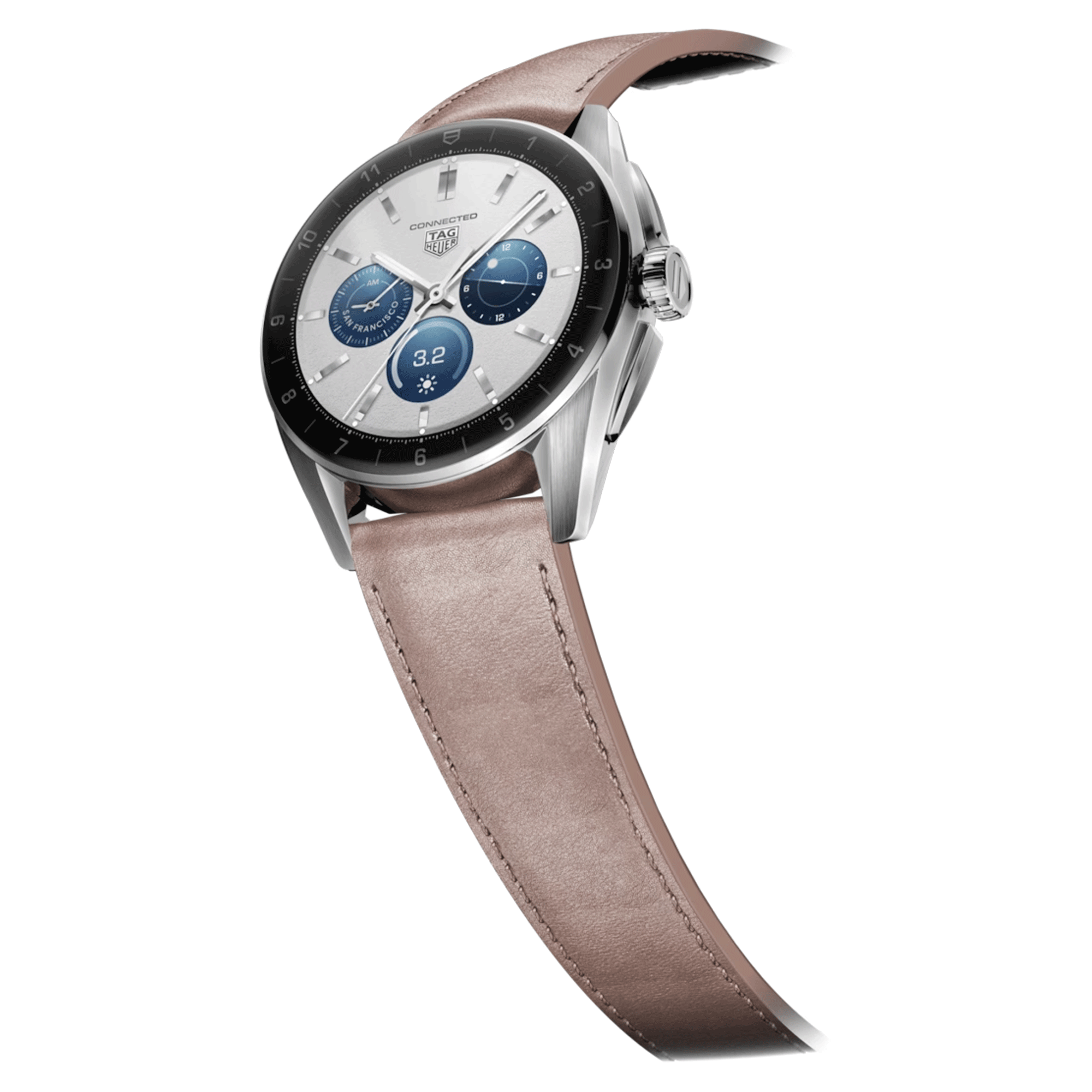 TAG Heuer Calibre E4 pink leather watch 42 mm SBR8010.BC6658 Lepage