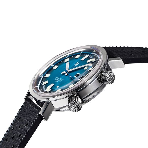 Lip Grande Nautic-Océan automatic blue dial tropic strap 41 mm