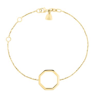 Bracelet Lepage Octo en or jaune