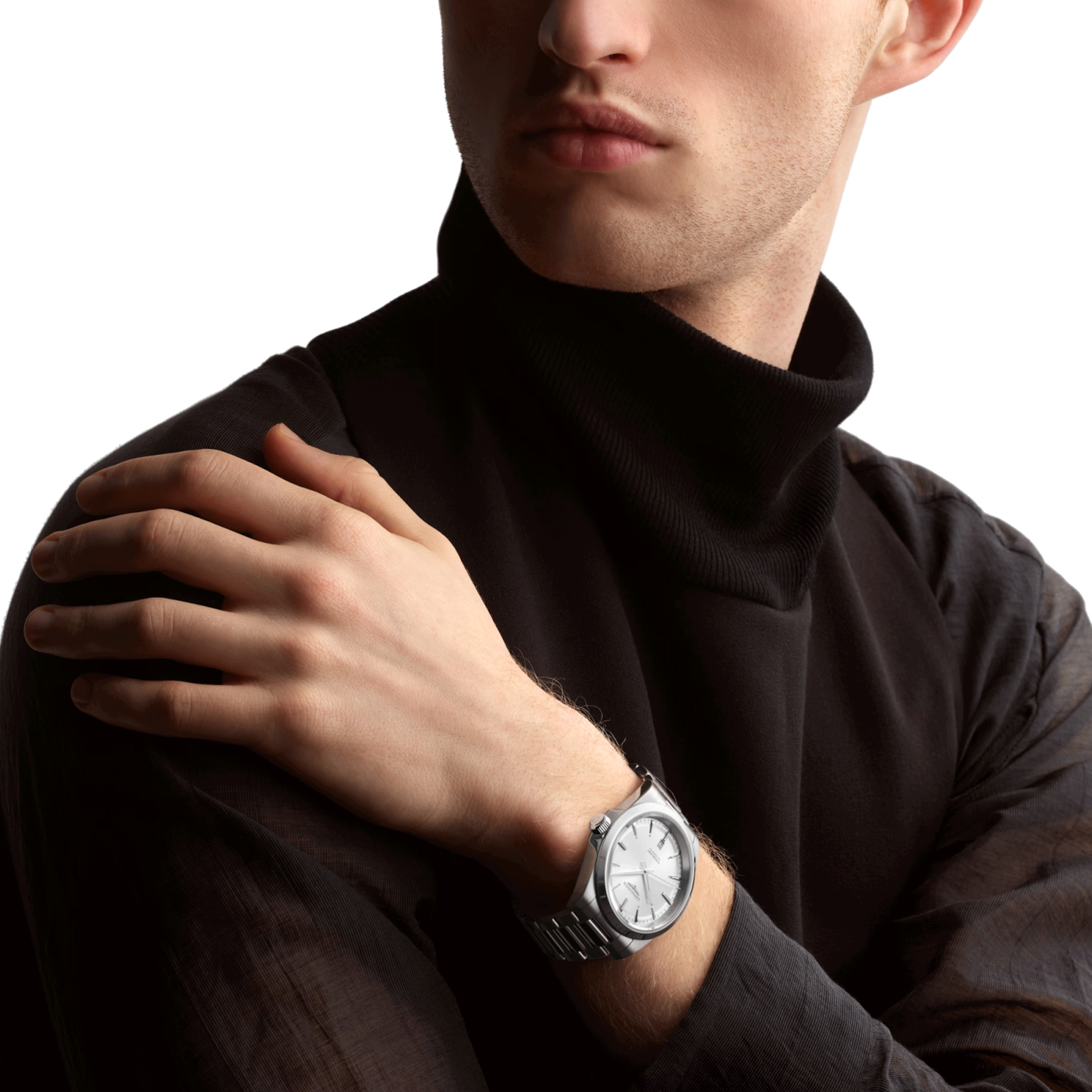 Montre Longines Conquest 2023 automatique cadran argenté bracelet acier 41 mm L3.830.4.72.6