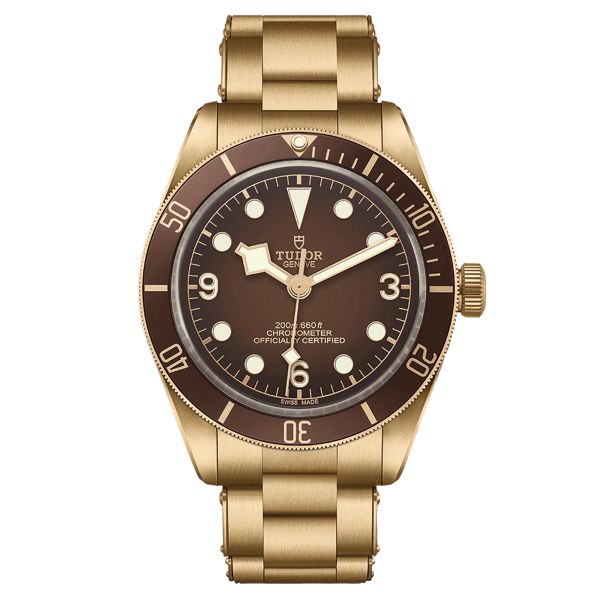 Montre Tudor Black Bay 58 Bronze automatique cadran marron bracelet bronze 39 mm M79012M-0001