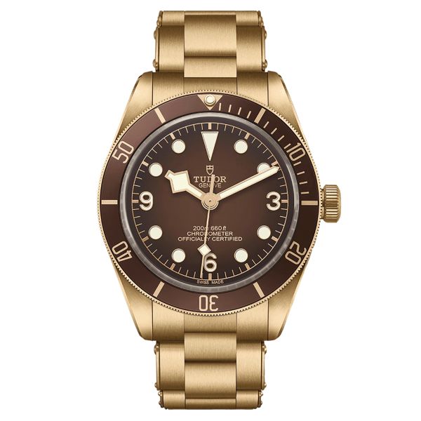 Tudor Black Bay 58 Bronze automatic watch brown dial bronze bracelet 39 mm