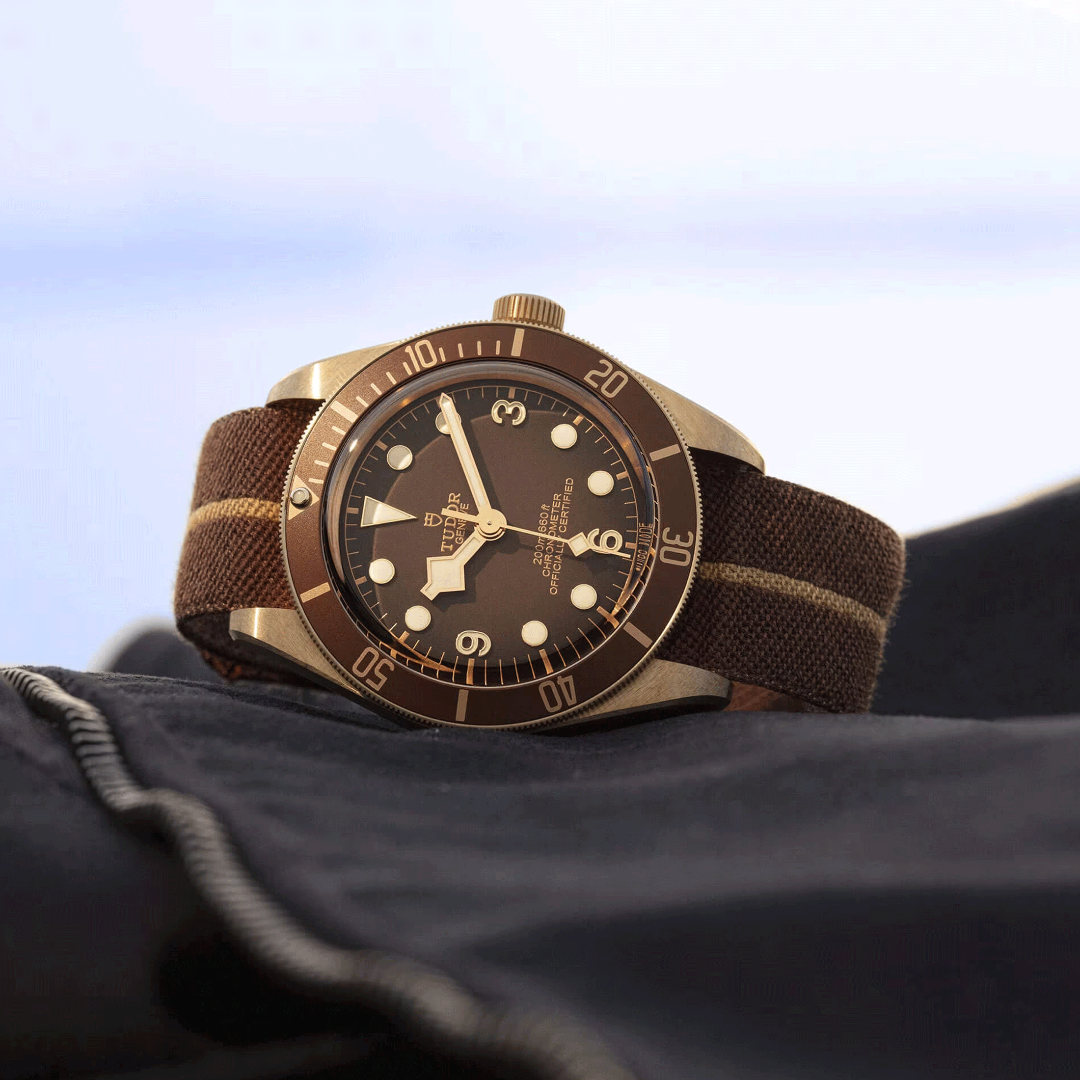 Tudor Black Bay 58 Bronze automatic watch brown dial bronze bracelet 39 mm