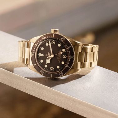 Tudor Black Bay 58 Bronze automatic watch brown dial bronze bracelet 39 mm