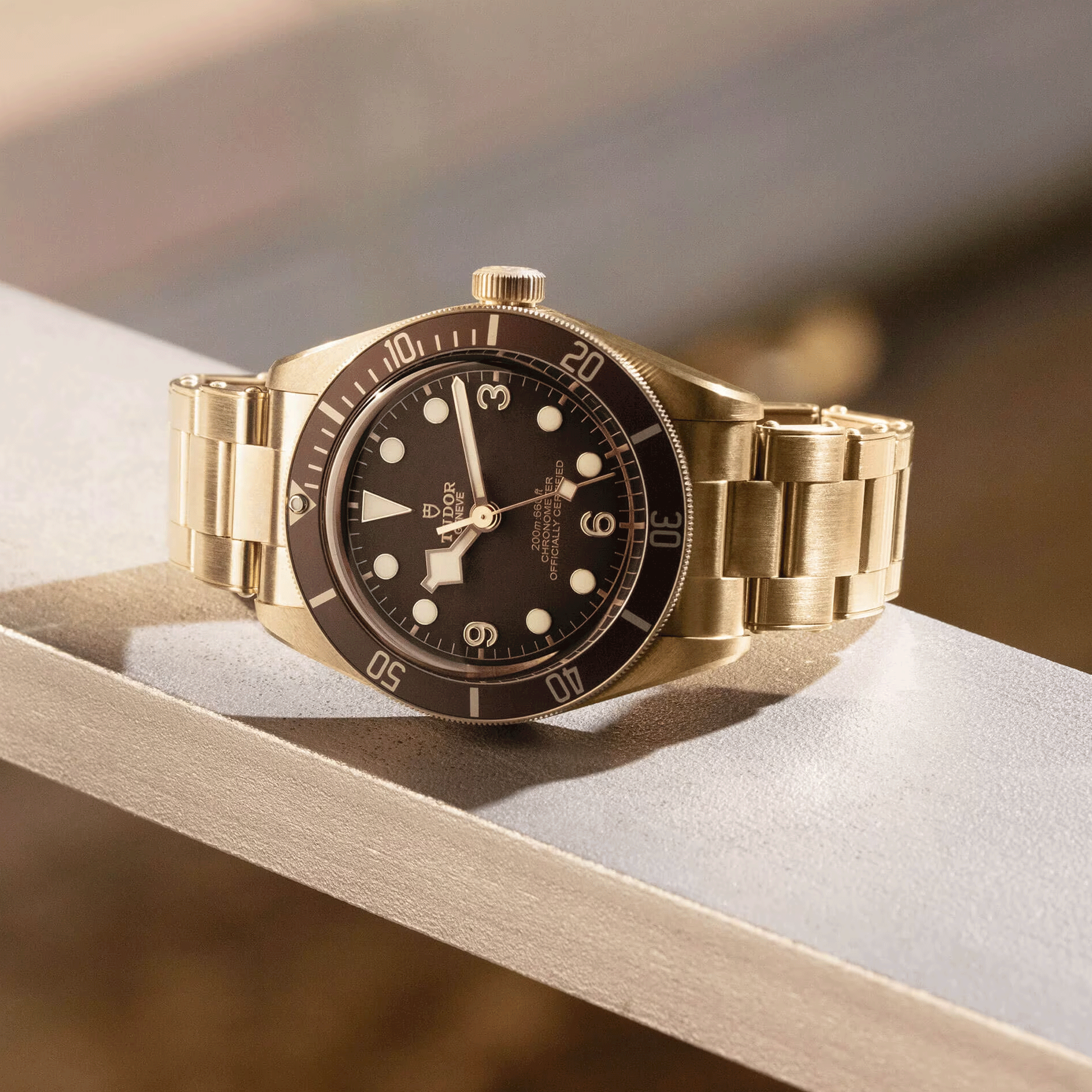 Tudor Black Bay 58 Bronze automatic watch brown dial bronze bracelet 39 mm