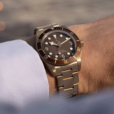 Tudor Black Bay 58 Bronze automatic watch brown dial bronze bracelet 39 mm
