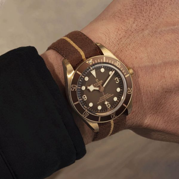 Tudor Black Bay 58 Bronze automatic watch brown dial bronze bracelet 39 mm