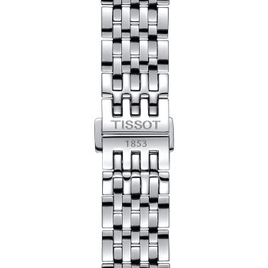 Montre Tissot T-Classic Le Locle Powermatic 80 20th Anniversary automatique cadran argent bracelet acier 39,3 mm T006.407.11.033