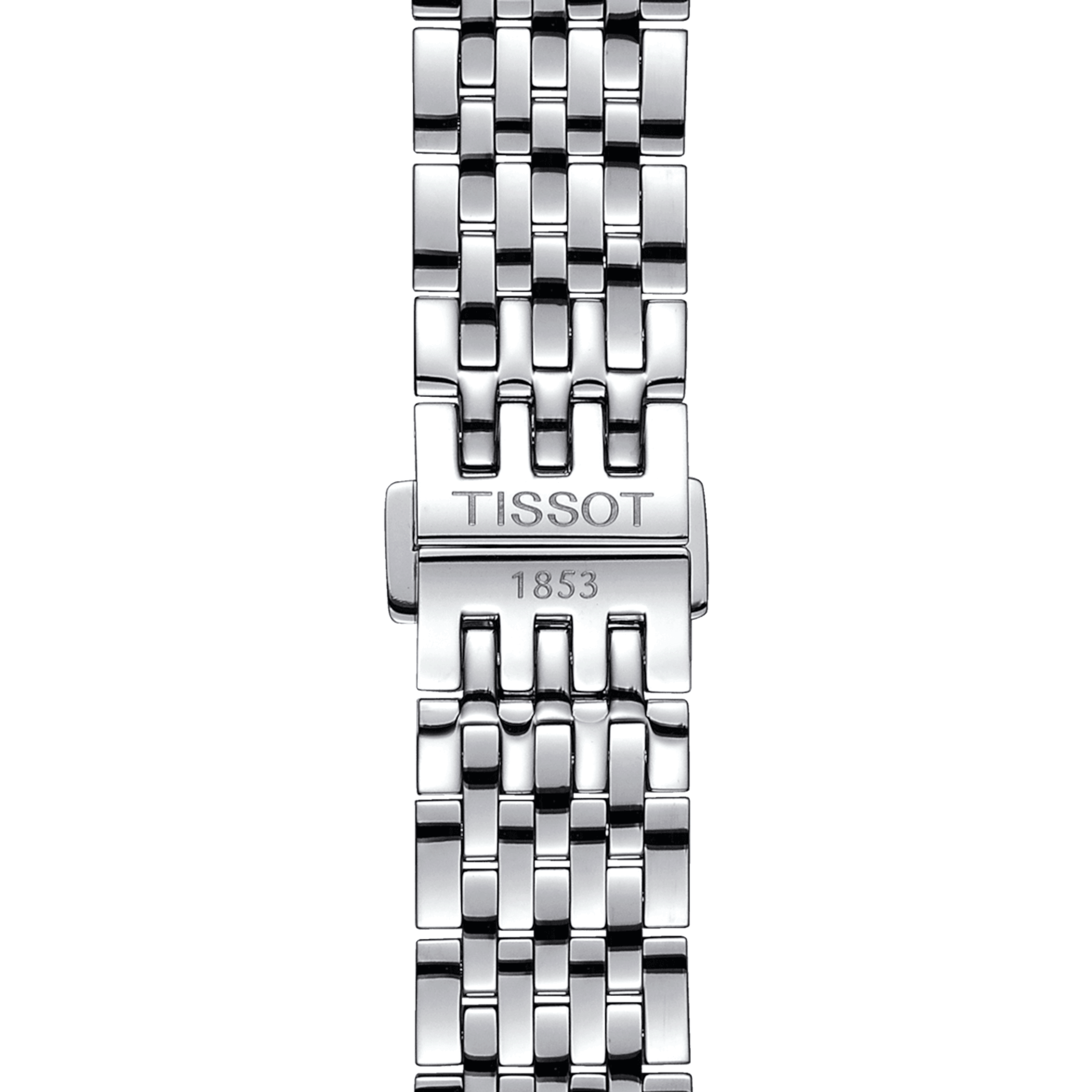 Montre Tissot T-Classic Le Locle Powermatic 80 20th Anniversary automatique cadran argent bracelet acier 39,3 mm T006.407.11.033
