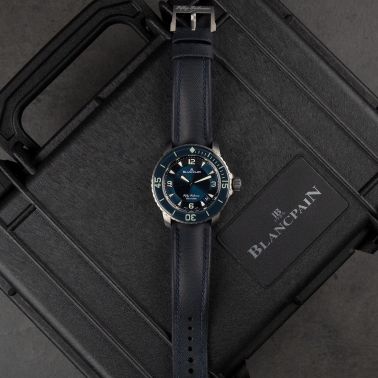 Montre Blancpain Fifty Fathoms Automatique Titane 45 mm Full Set 2019
