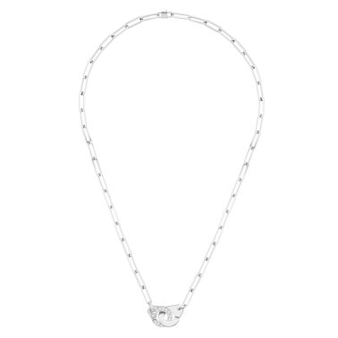 Menottes dinh van R12 necklace in white gold and diamonds