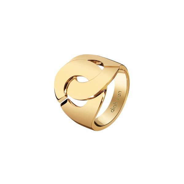 Menottes dinh van ring in yellow gold