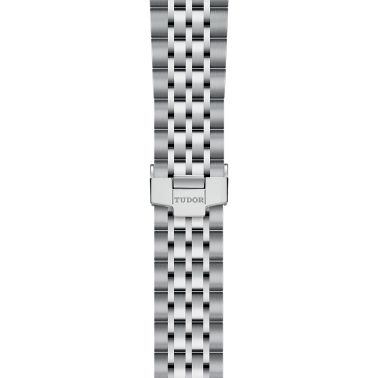 Tudor 1926 automatic watch pink gold index and hands silver dial steel bracelet 36 mm