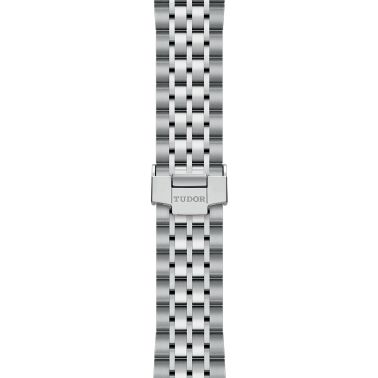 Montre Tudor 1926 automatique index et aiguilles or rose cadran argenté bracelet acier 39 mm M91550-0001