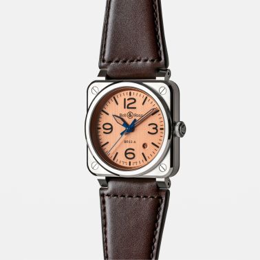 Bell & Ross New BR 03 Copper automatic copper dial leather strap 41 mm