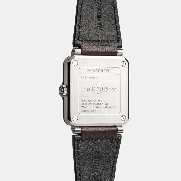 Bell & Ross New BR 03 Copper automatic copper dial leather strap 41 mm