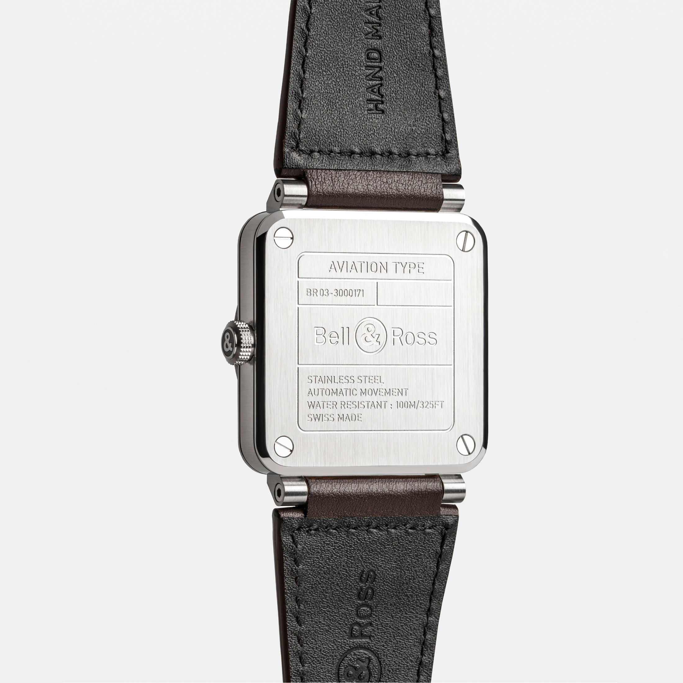 Bell & Ross New BR 03 Copper automatic copper dial leather strap 41 mm