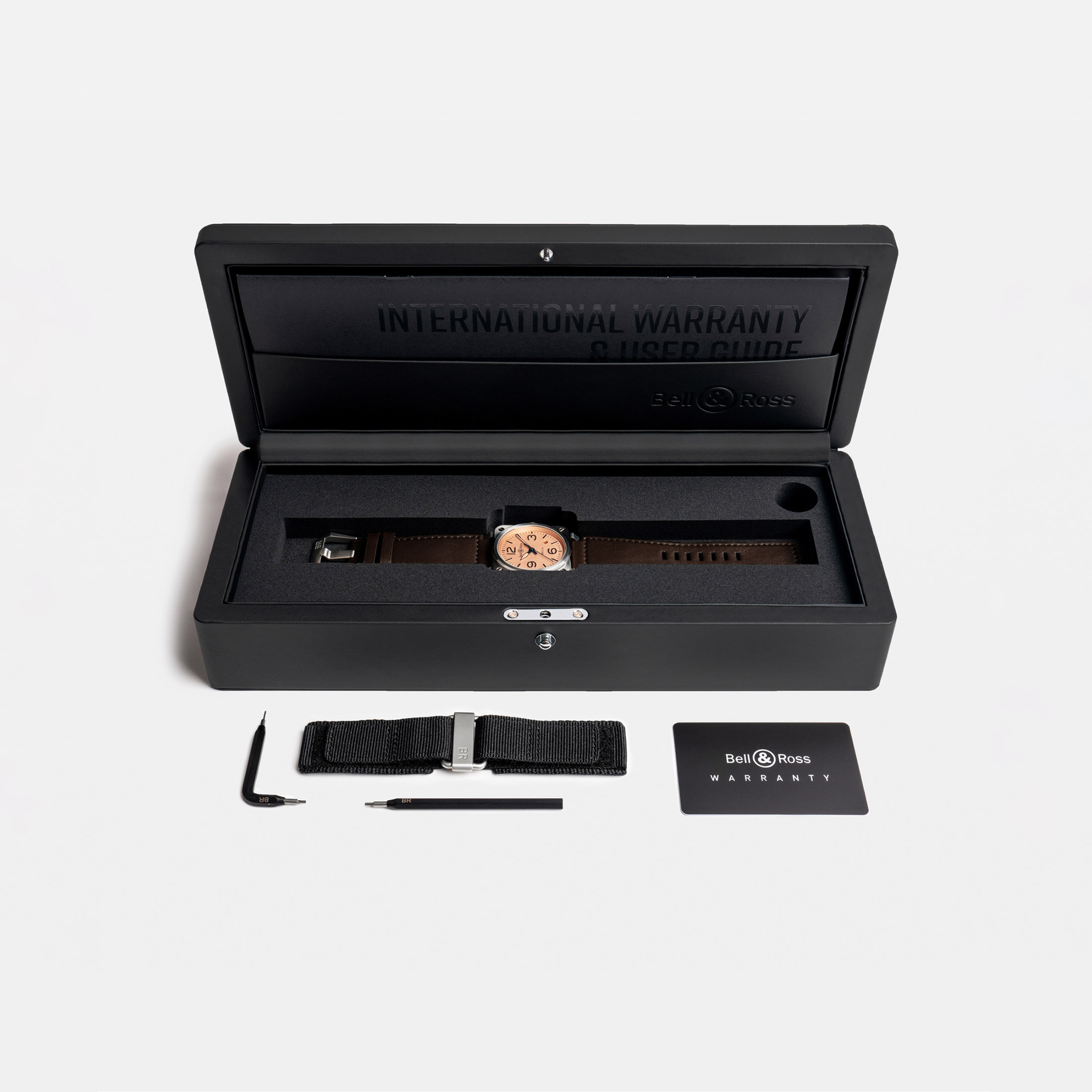 Bell & Ross New BR 03 Copper automatic copper dial leather strap 41 mm