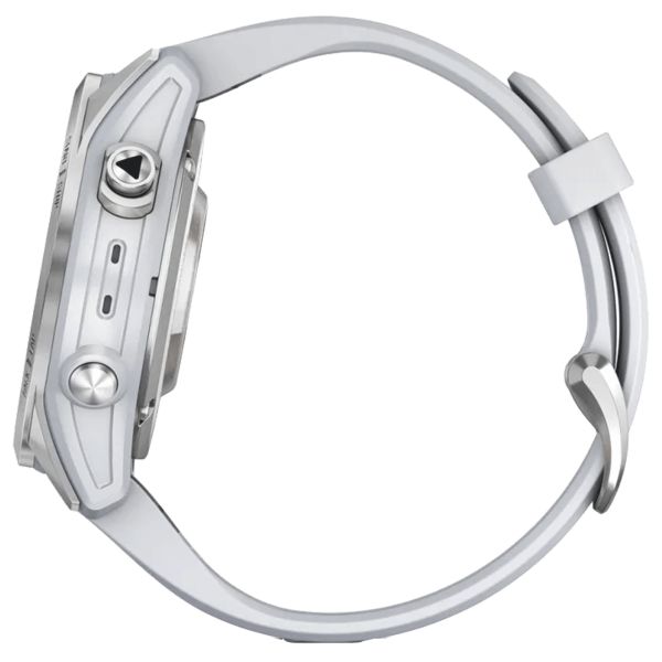 Garmin Epix Pro (Gen2) Standard Edition watch white silicone strap 42 mm 010-02802-01