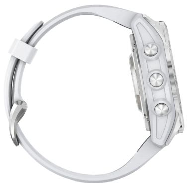 Garmin Epix Pro (Gen2) Standard Edition watch white silicone strap 42 mm 010-02802-01