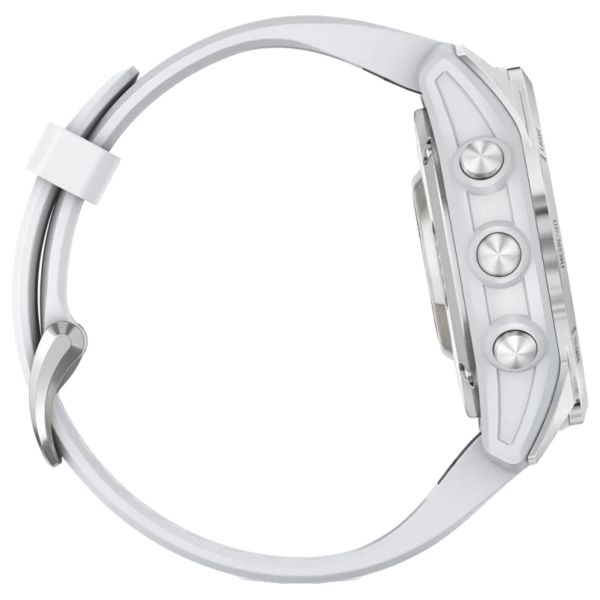 Garmin Epix Pro (Gen2) Standard Edition watch white silicone strap 42 mm 010-02802-01