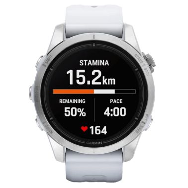 Garmin Epix Pro (Gen2) Standard Edition watch white silicone strap 42 mm 010-02802-01