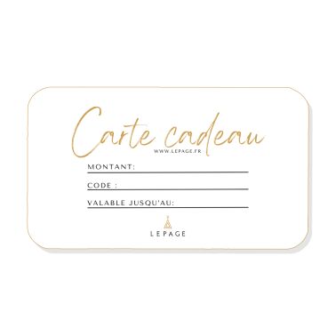 Carte Cadeau Lepage