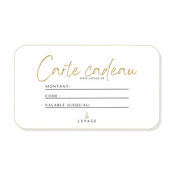 Carte Cadeau Lepage