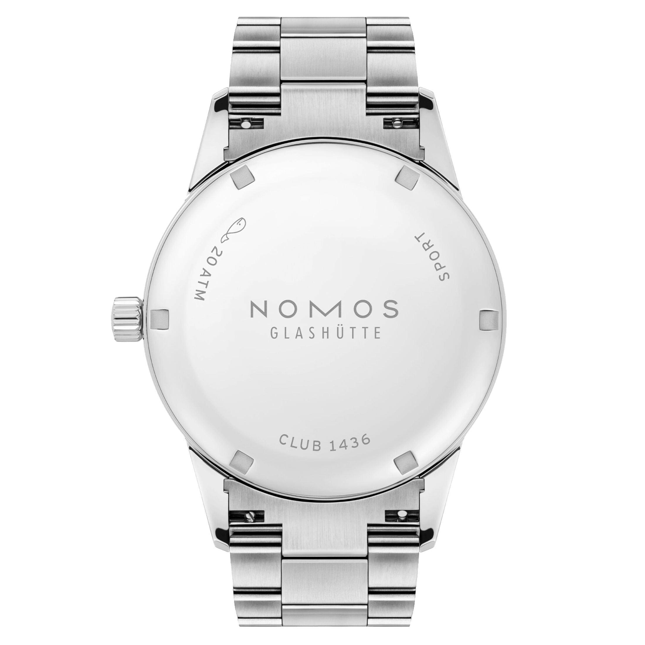 Montre Nomos Club Sport Neomatik Tabac automatique fond acier cadran brun bracelet acier 39,5 mm 759