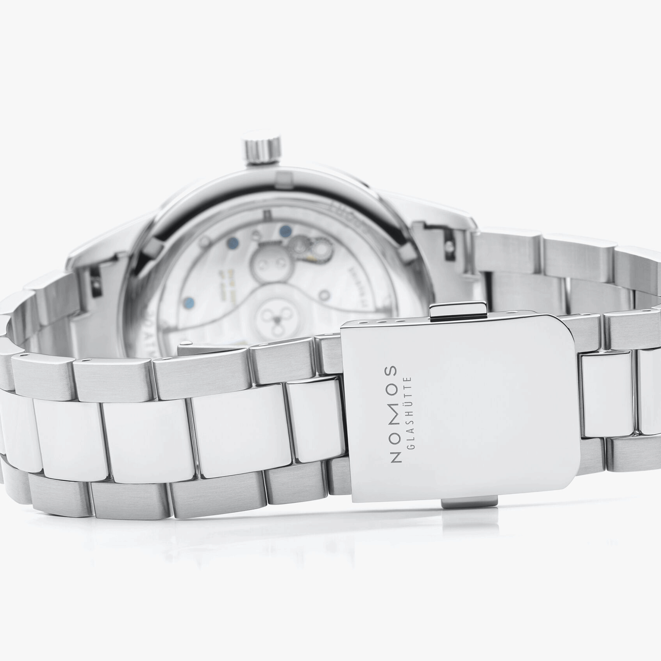 Montre Nomos Club Sport Neomatik Tabac automatique fond acier cadran brun bracelet acier 39,5 mm 759