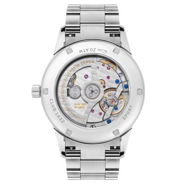 Montre Nomos Club Sport Neomatik Tabac automatique fond saphir cadran brun bracelet acier 39,5 mm 760