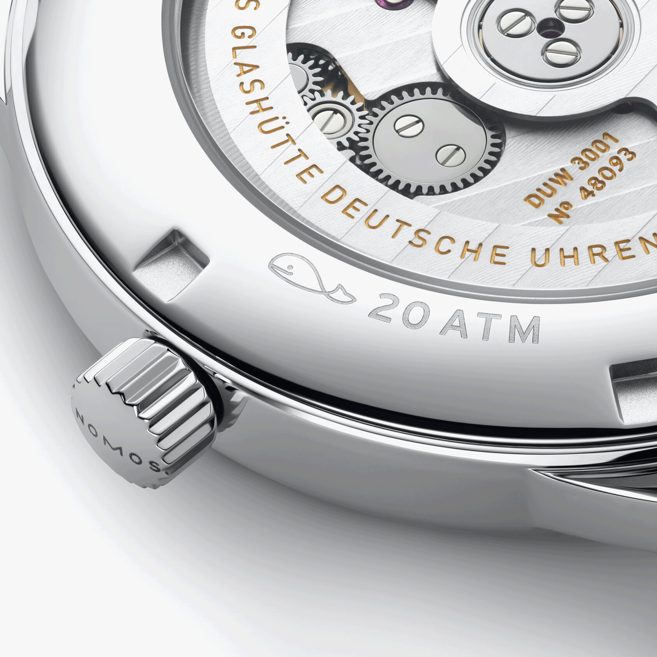 Montre Nomos Club Sport Neomatik Tabac automatique fond saphir cadran brun bracelet acier 39,5 mm 760