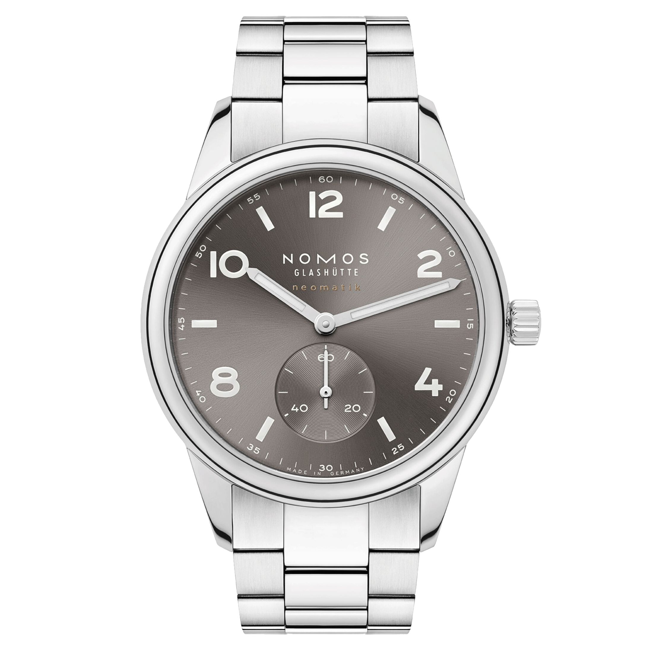 Nomos Club Sport Neomatik Smoke Auto 39 5 mm Watch 763 Lepage