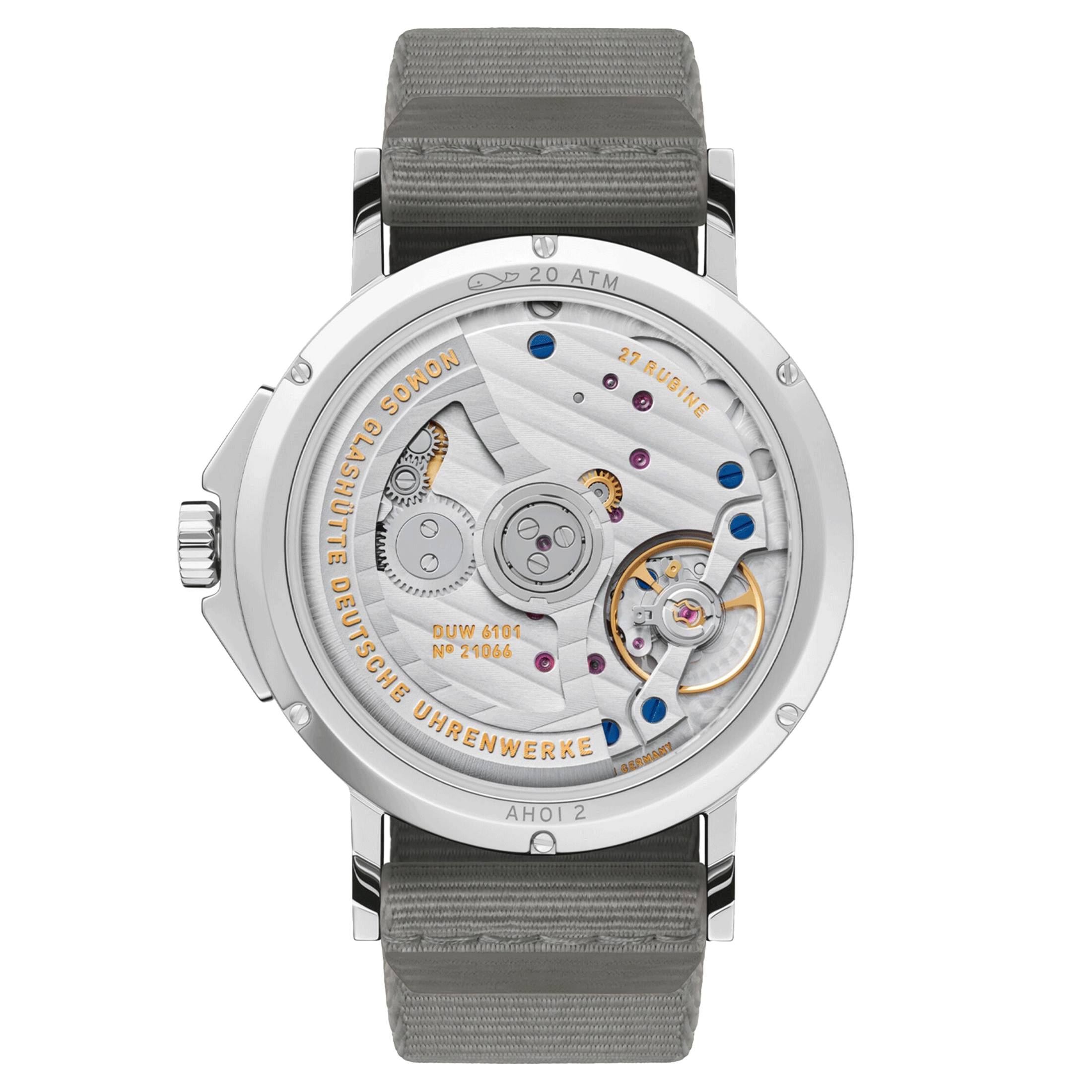 Nomos Ahoi Neomatik Date Sable Auto 38,5 mm 527 Lepage