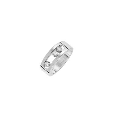 Bague Messika Move Joaillerie S en or blanc et diamants
