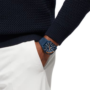 Montre Bell & Ross BR 03-92 Diver Tara céramique automatique cadran bleu bracelet caoutchouc 42 mm