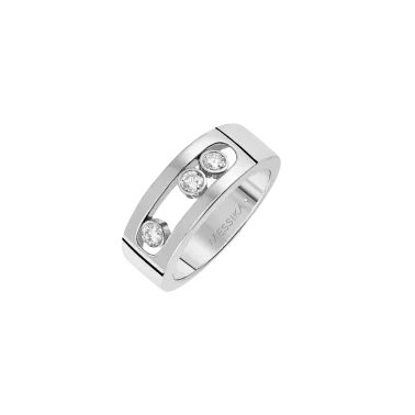 Bague Messika Move Joaillerie S en or blanc et diamants