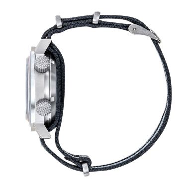 Lip Grande Nautic Ski Titanium automatic black dial tropic strap 41 mm