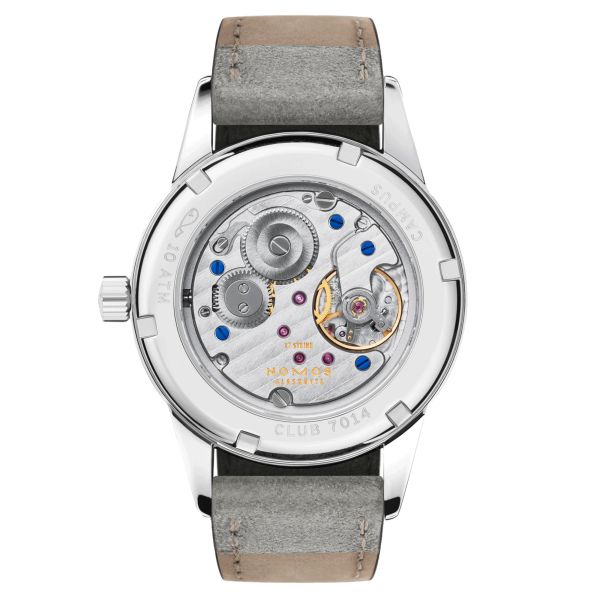 Nomos club sapphire back store