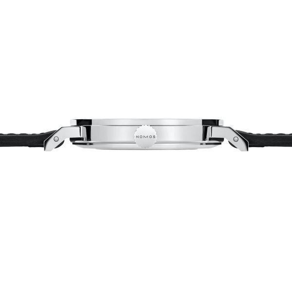 NOMOS Tangente mechanical watch sapphire back sapphire back black genuine leather strap 35 mm
