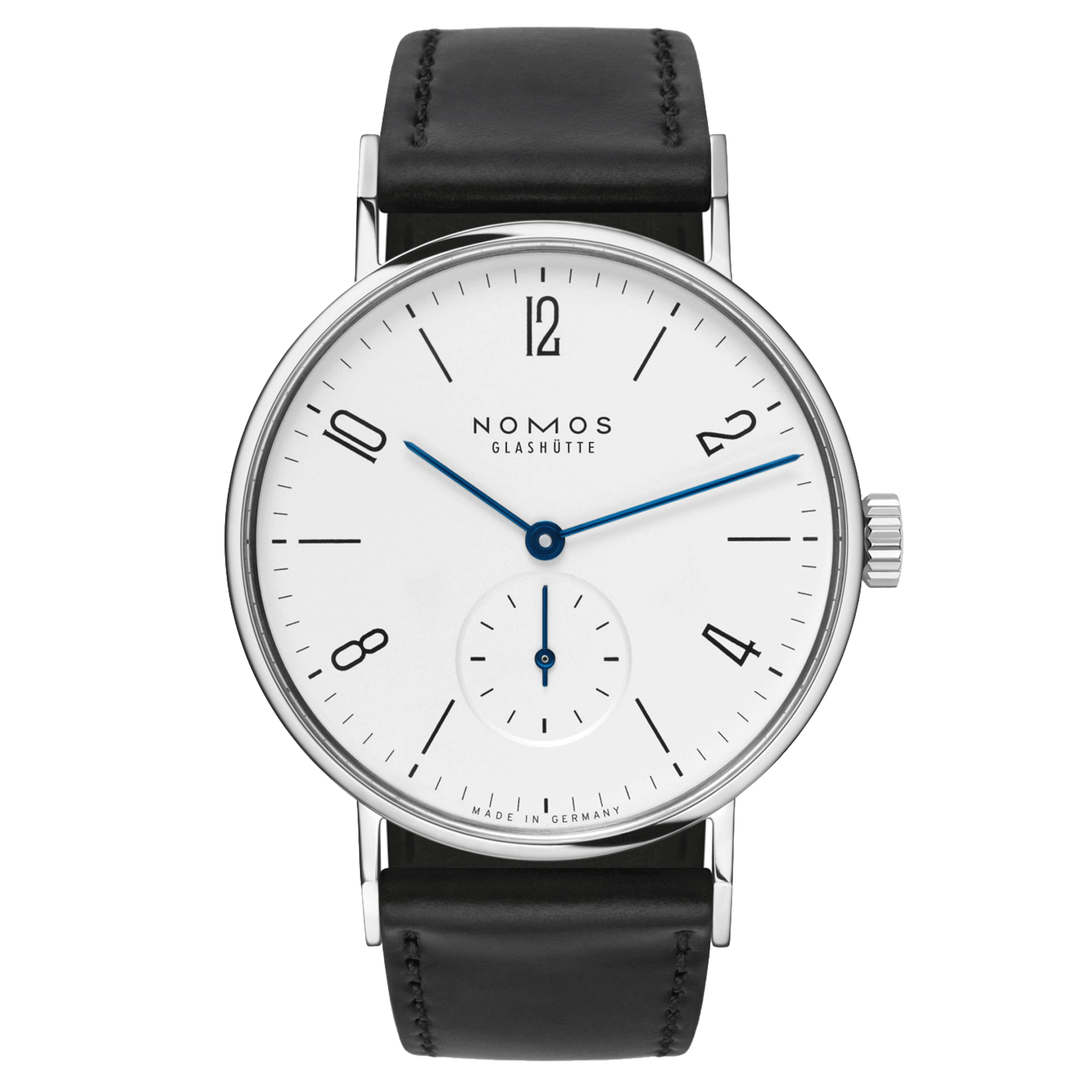 NOMOS Tangente シルバー ブラックレザー タンジェント ネオマティック 39 シルバーカット — NOMOS Glashütte