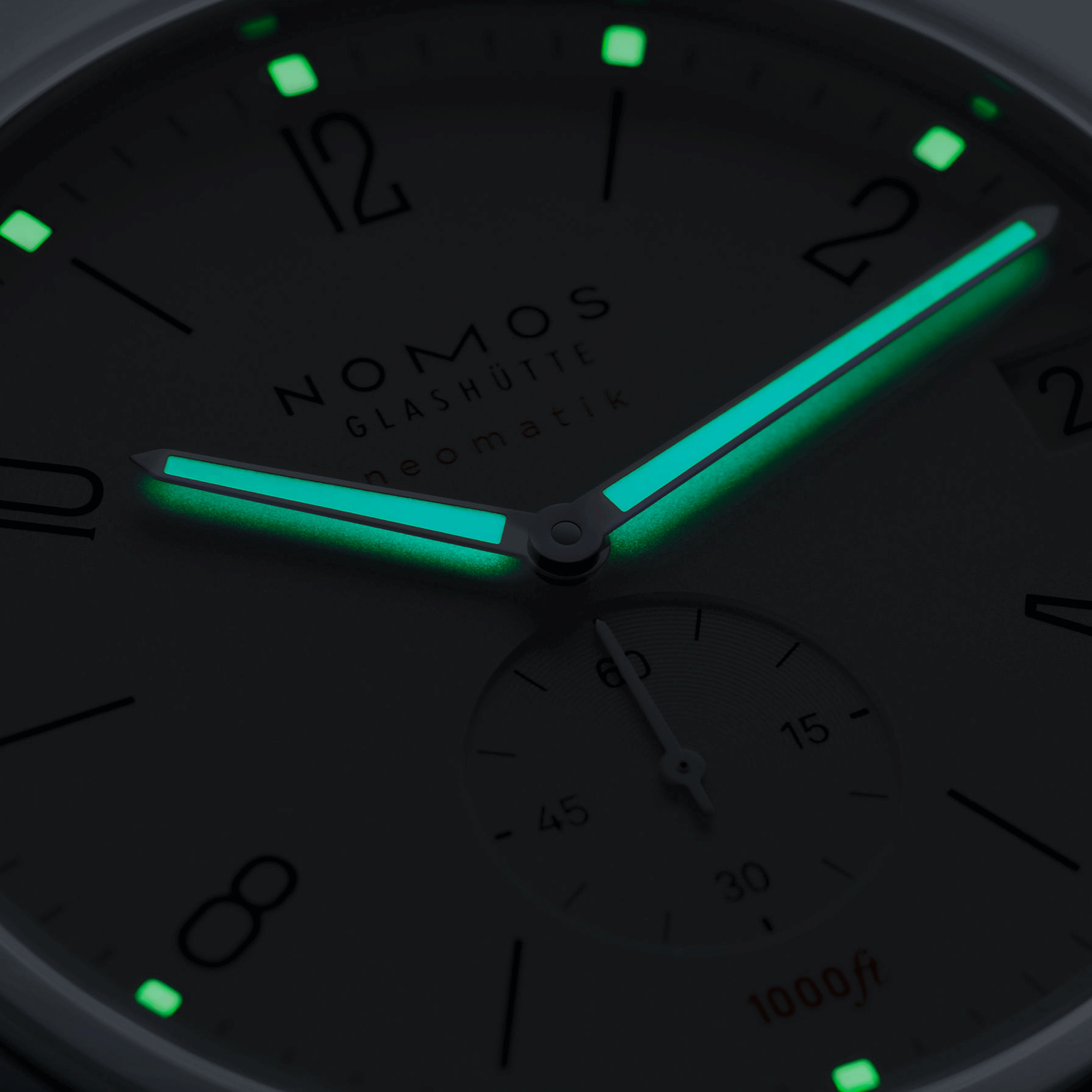 NOMOS Tangente Sport Neomatik 42 automatic watch date silver dial steel bracelet 42 mm